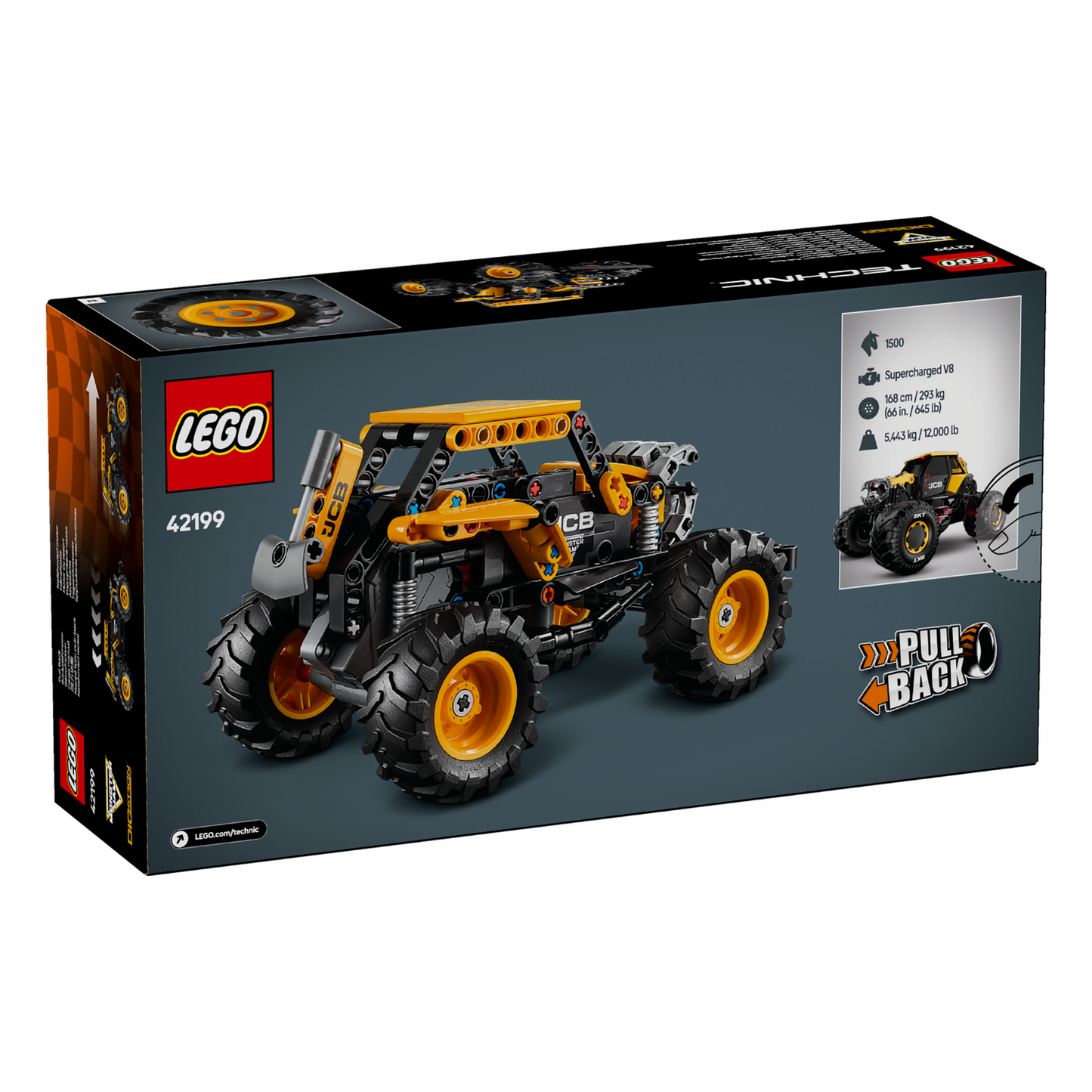 LEGO® Technic™ Monster Jam™ DIGatron™ Pull-Back - Xe Tải Đồ Chơi Monster Truck Lên Cót LEGO 42199 - Hình ảnh bổ sung 9