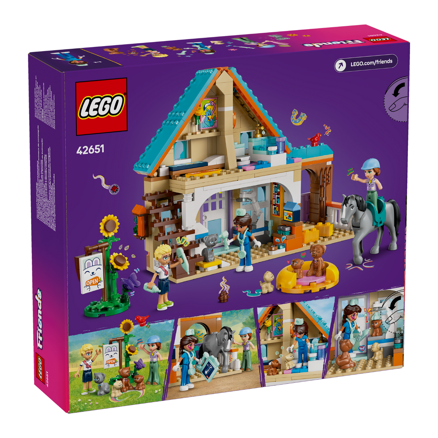 LEGO® Friends™ Horse and Pet Vet Clinic - Đồ Chơi Lắp Ráp Phòng Khám Thú Y & Chuồng Ngựa LEGO 42651 LEGO - ảnh 3 - Lego