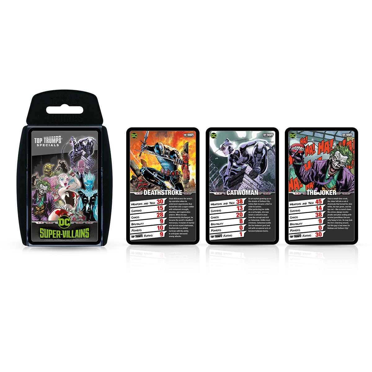DC Super Villains Top Trumps Card Game - Trò Chơi Thẻ Bài Chiến Thuật - Winning Moves