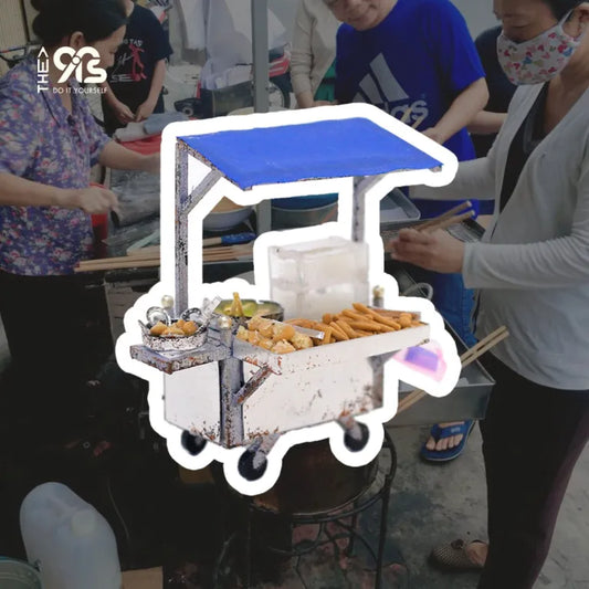 Xe Bánh Tiêu - Nam Châm Hít Tủ Lạnh (Handmade)