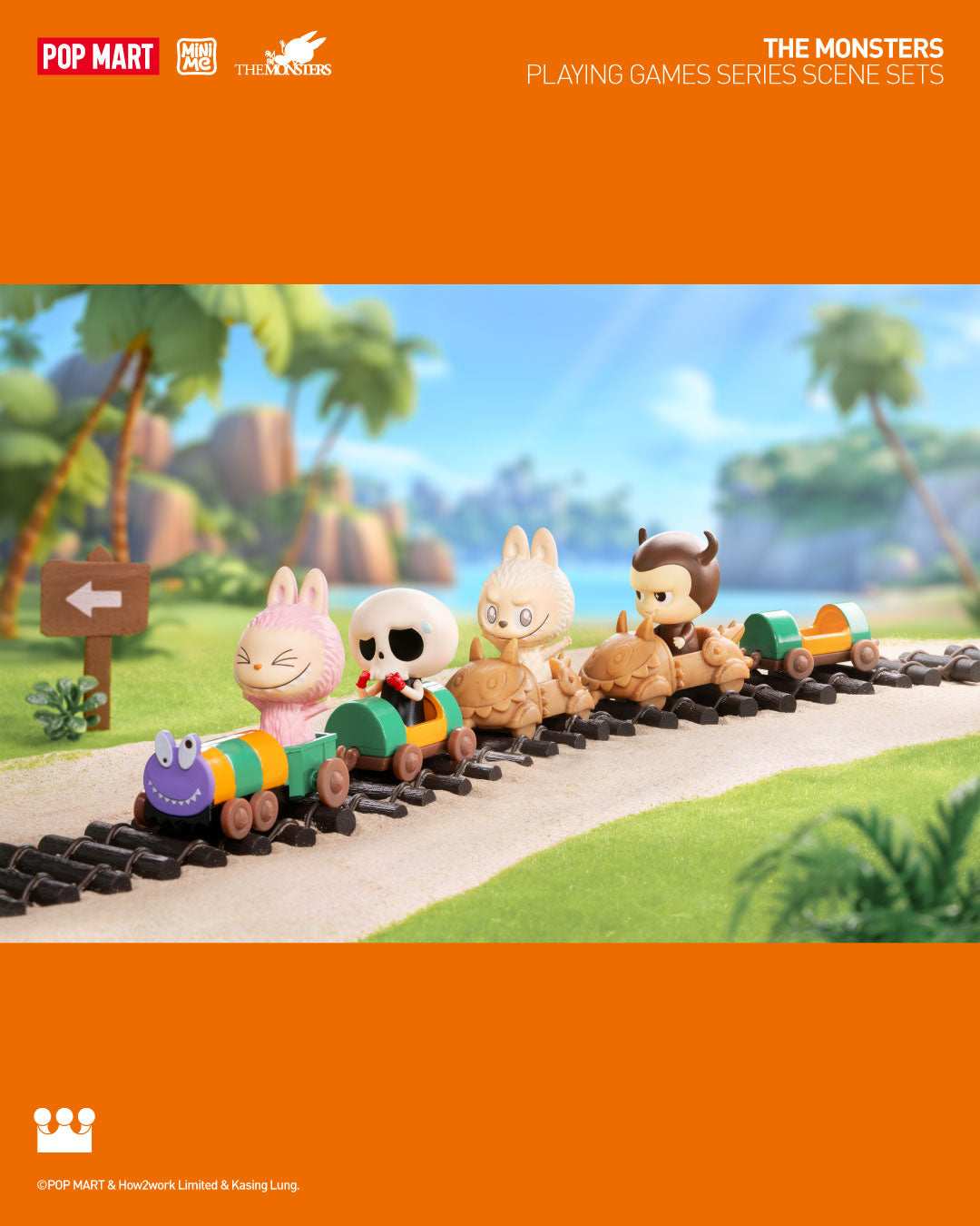 THE MONSTERS Playing Games Series Scene Sets - Mô Hình Blind Box Labubu - Pop Mart