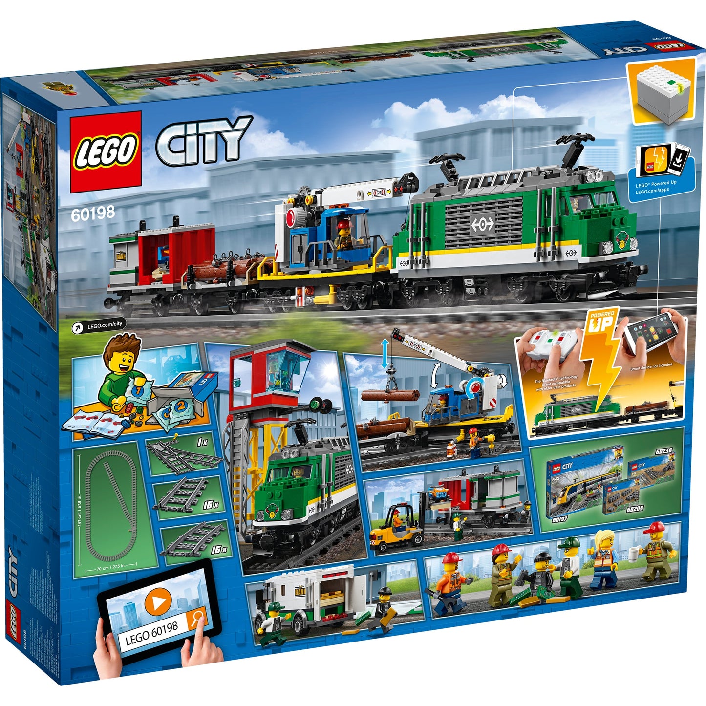 LEGO® City Cargo Train Bộ Đồ Chơi Tàu Hỏa Chở Hàng 60198 LEGO - LEGO Sets