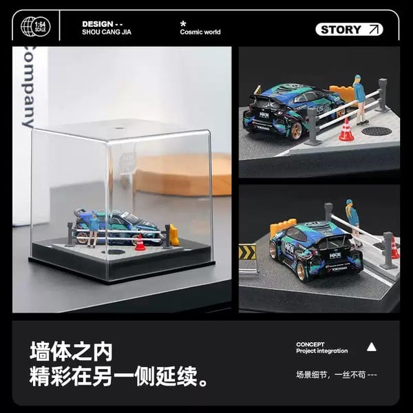 Diorama 1:64 Kèm Hộp Trưng Bày - Nắp Cống Vỉa Hè 82014