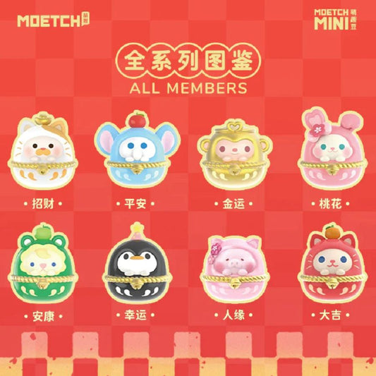 Lucky Daruma Bean Model - Mô hình Blind Box may mắn - OTHER ART TOYS 22MQD-003