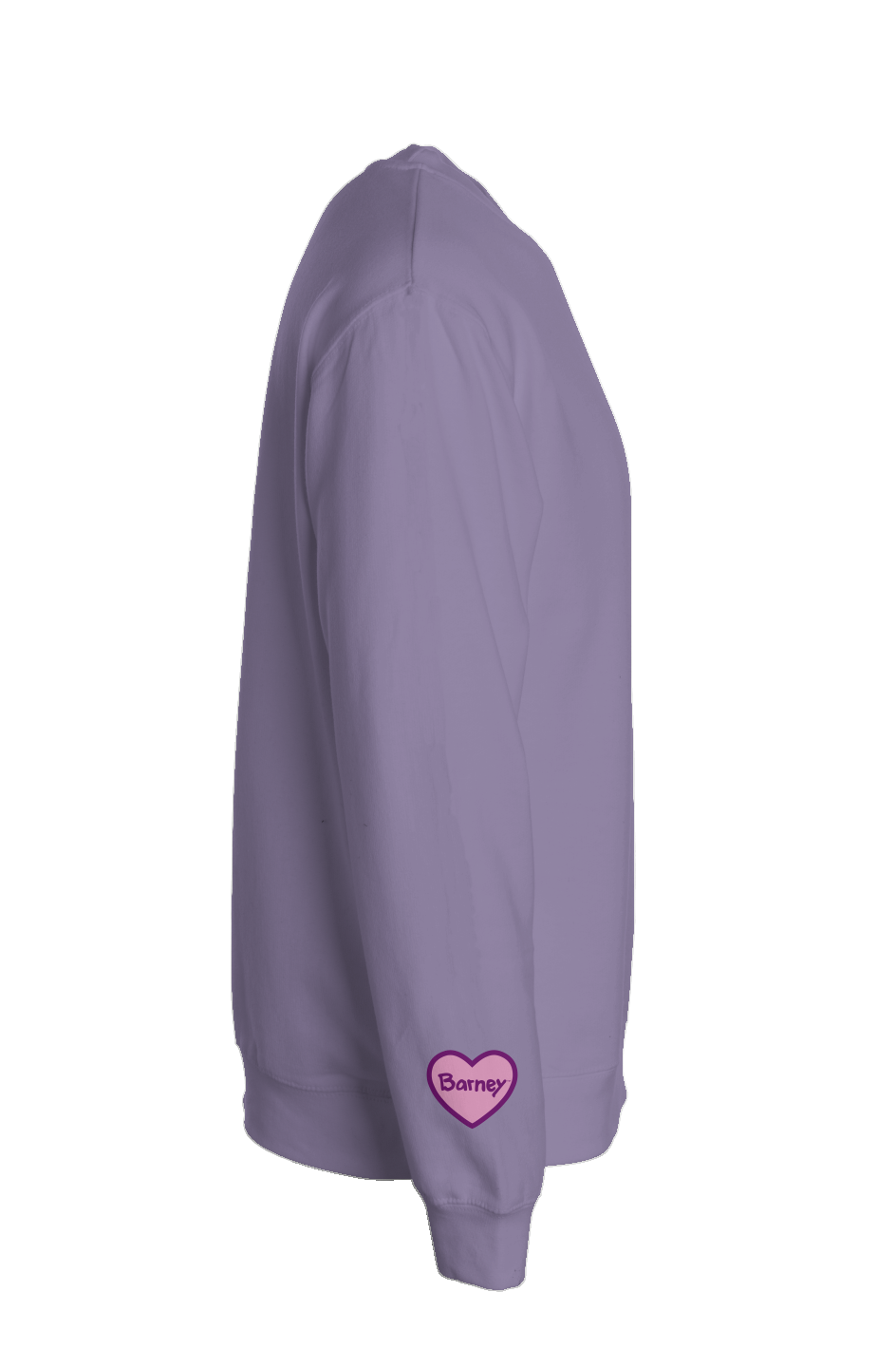 Barney Love Club Sweatshirt - Áo Nỉ Chui Đầu Nhuộm Màu Tự Nhiên - Mattel Creations - Hình ảnh chi tiết 2