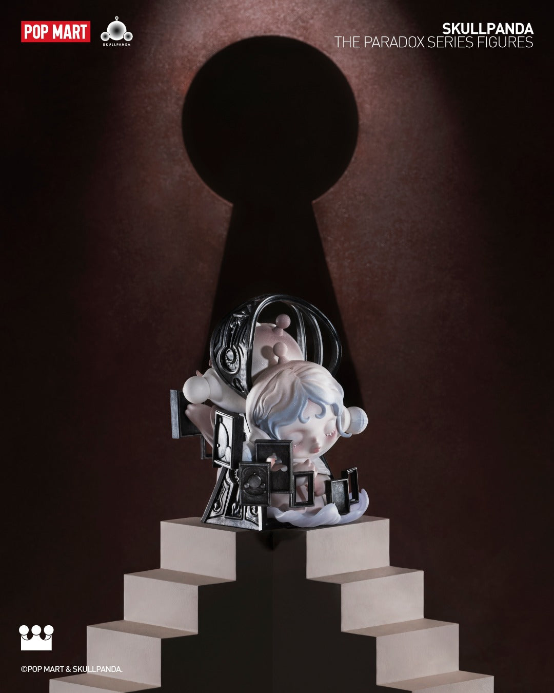 SKULLPANDA The Paradox Series Figure - Mô Hình Blind Box Art Toy Chính Hãng Pop Mart