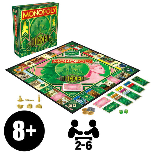 Cờ Tỷ Phú Monopoly Wicked Edition Board Game - Phiên Bản Phim Wicked Hasbro
