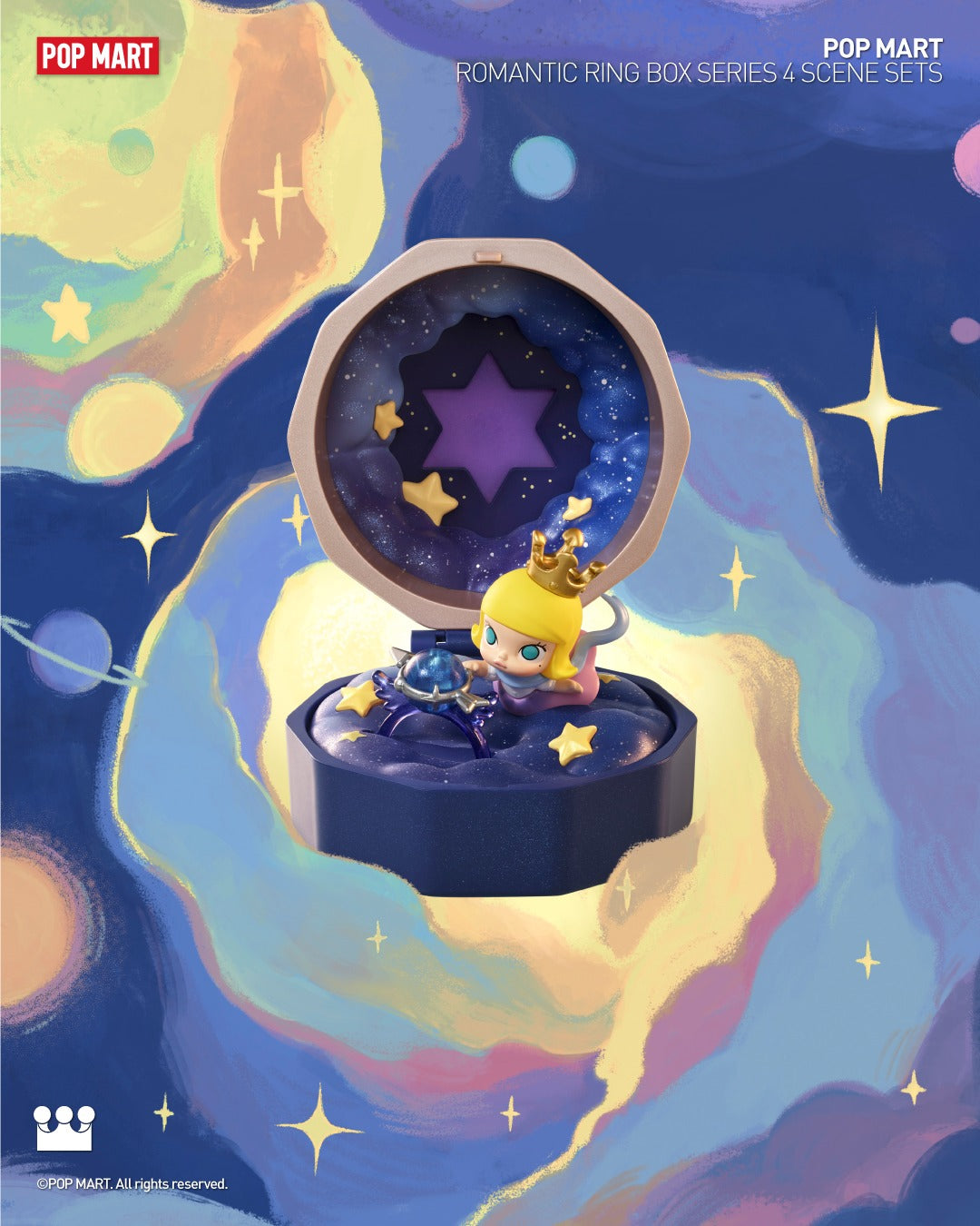 Romantic Ring Box Series 4 Scene Sets - Mô hình Blind Box Cảnh quan - Pop Mart