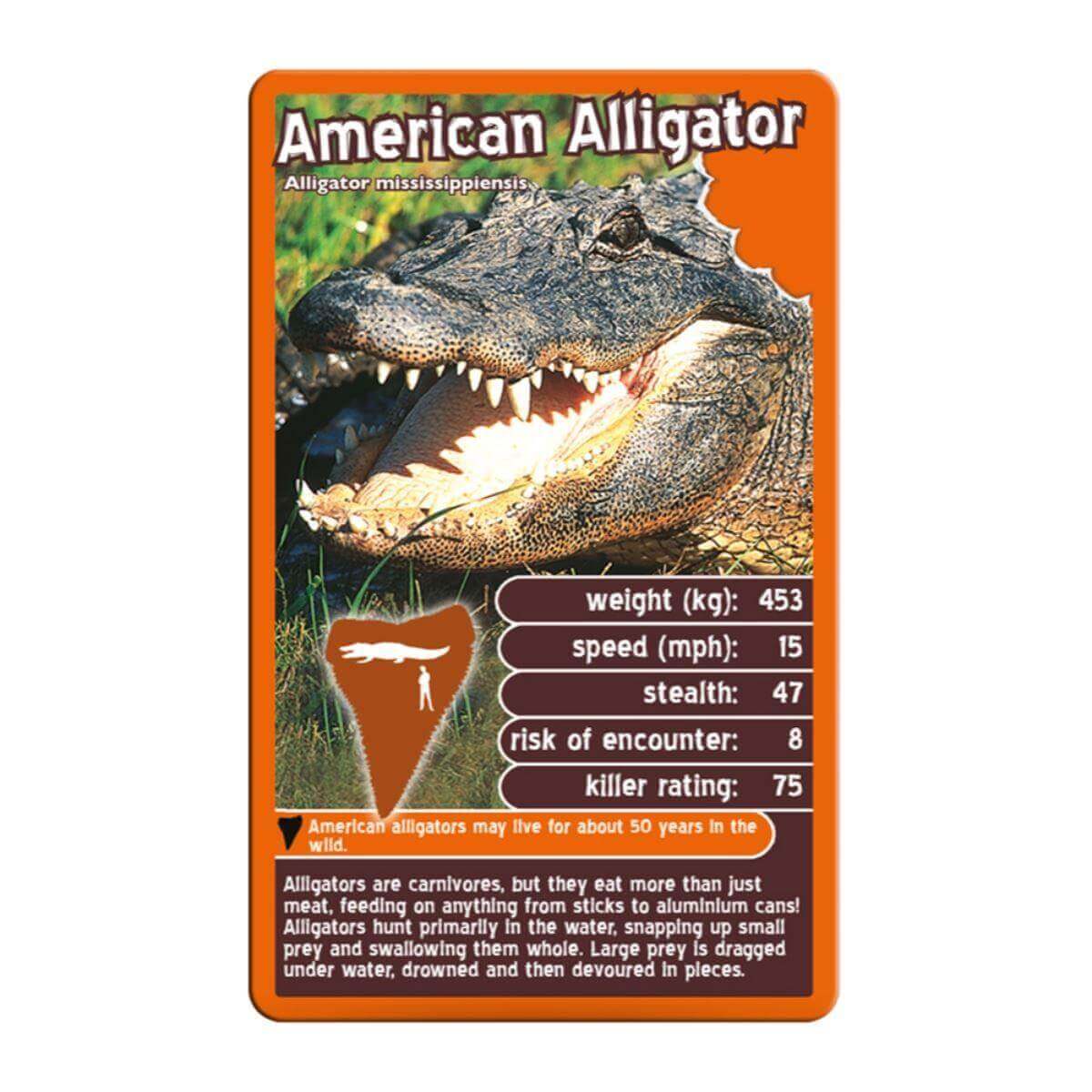 Deadliest Predators Top Trumps Card Game - Trò chơi bài Những kẻ săn mồi - Winning Moves - Hình ảnh bổ sung 4