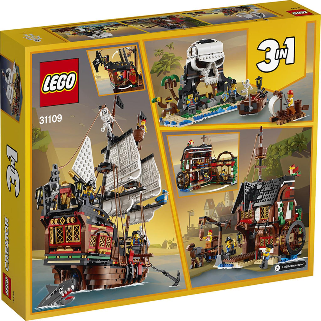 LEGO® Creator 3-in-1 Pirate Ship - Đồ Chơi Lắp Ráp Tàu Hải Tặc 3-trong-1 - LEGO 31109 LEGO - ảnh 2 - Lego