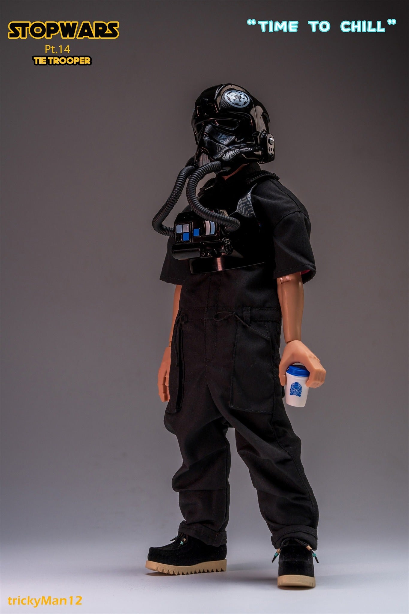 STOPWARS Pt.14 TIE TROOPER - Mô hình Art Toy 1/6 - WeArtDoing - Hình ảnh bổ sung 5