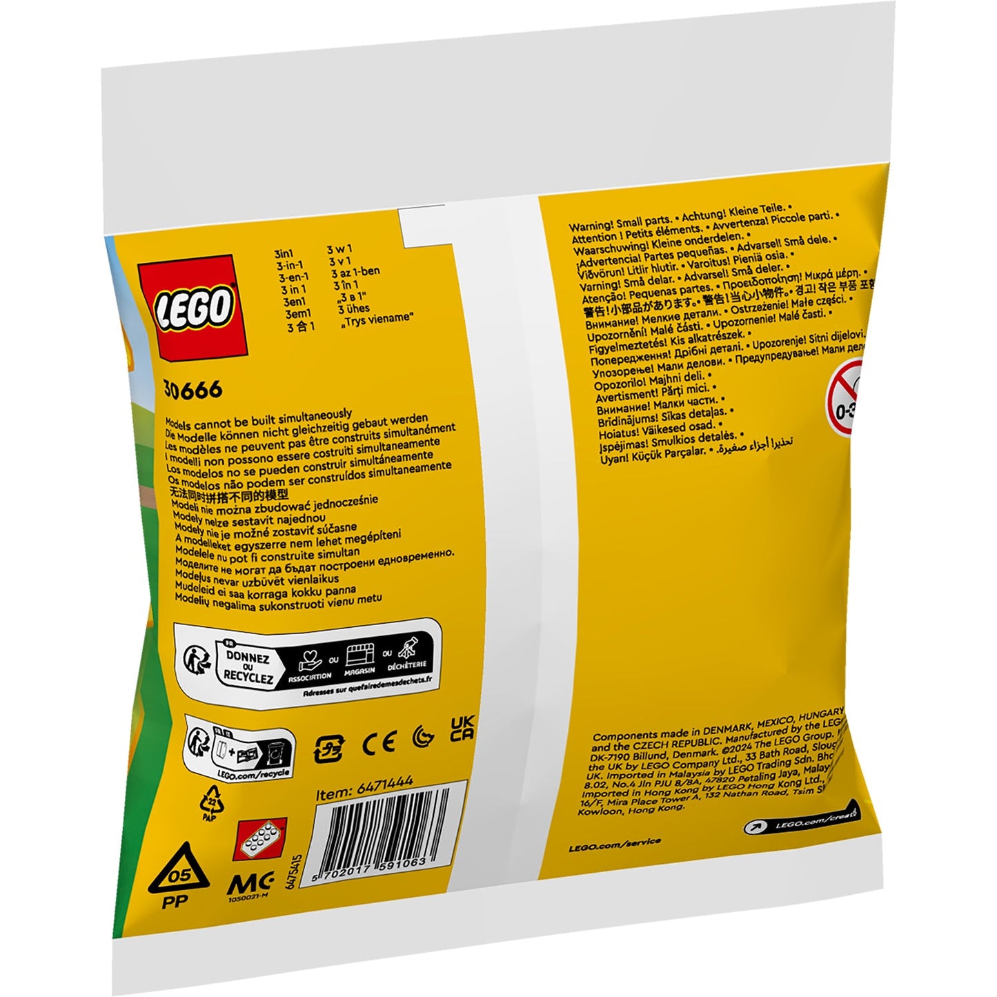 LEGO® Creator 3-in-1 Gift Animals - Bộ Đồ Chơi Lắp Ráp 3 Trong 1 (30666) - Hình ảnh bổ sung 5