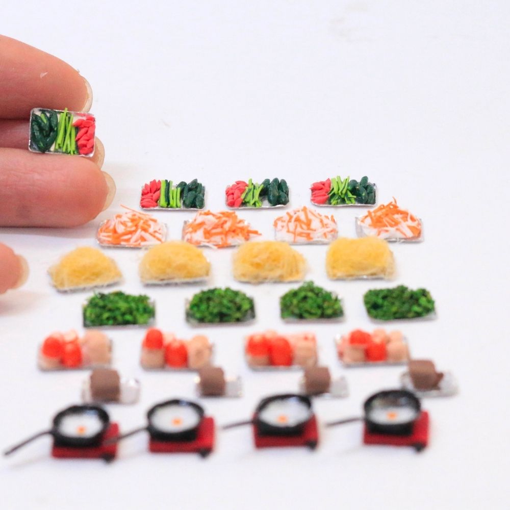 Xe Kem Nam Châm Hít Tủ Lạnh - BST Xe Đẩy Hàng Rong Sài Gòn