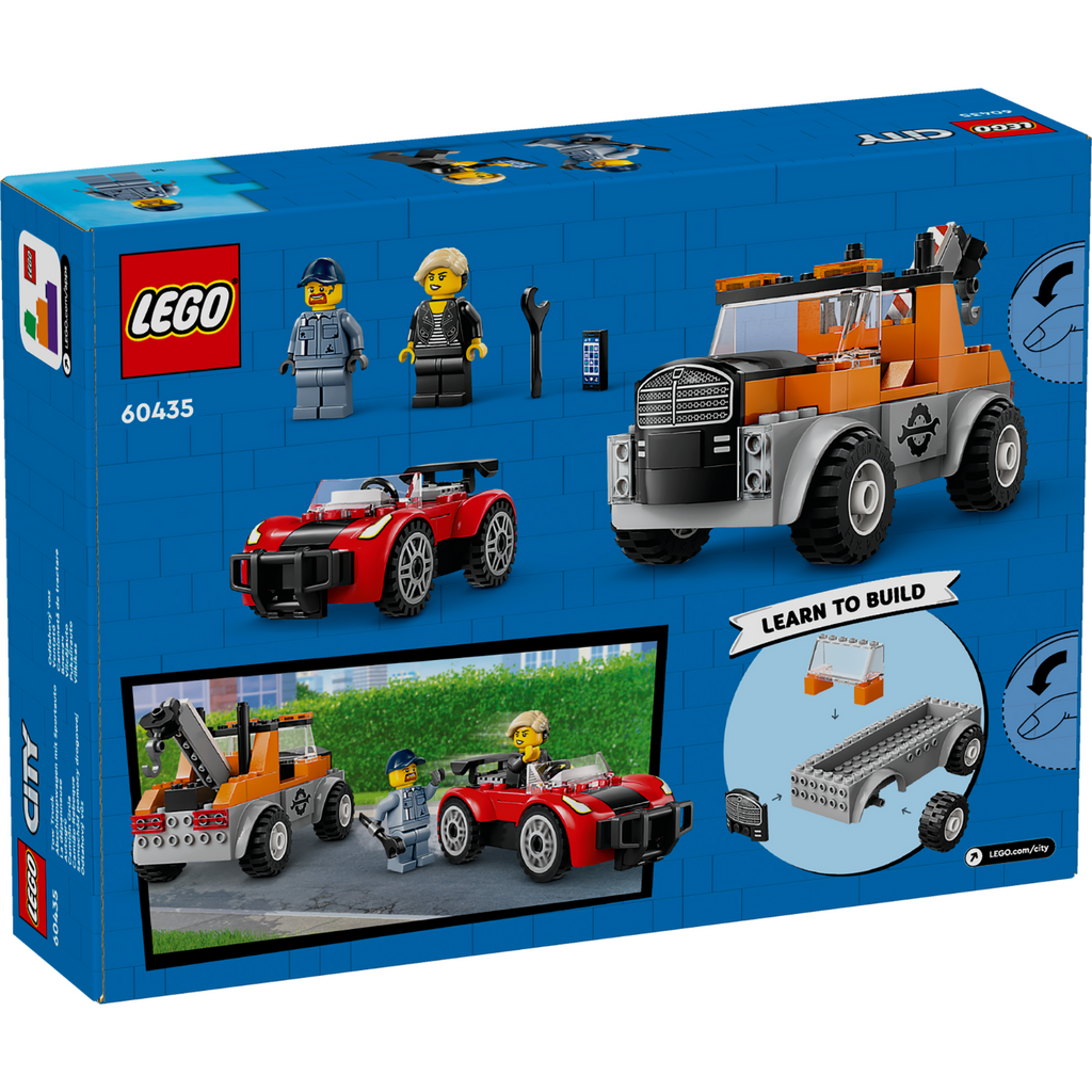 LEGO® City Tow Truck and Sports Car Repair - Bộ Lắp Ráp Xe Cứu Hộ và Xe Thể Thao - LEGO 60435 LEGO - ảnh 3 - Lego City