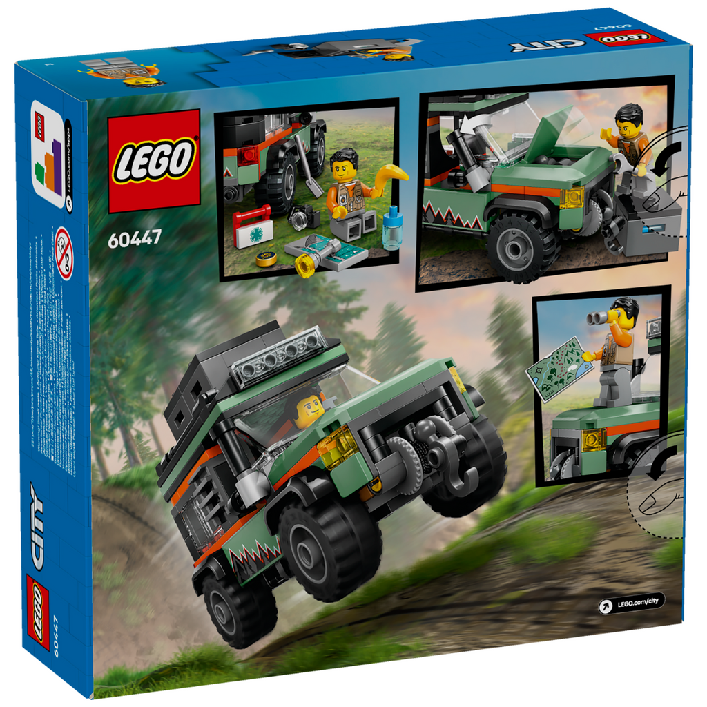 LEGO® City Off-Road 4x4 Mountain Truck - Xe Tải Leo Núi 4x4 Địa Hình - LEGO 60447