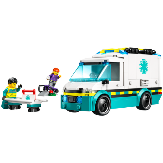 LEGO® City Emergency Ambulance - Xe Cấp Cứu Thành Phố - LEGO 60451 - Hình ảnh chi tiết 2