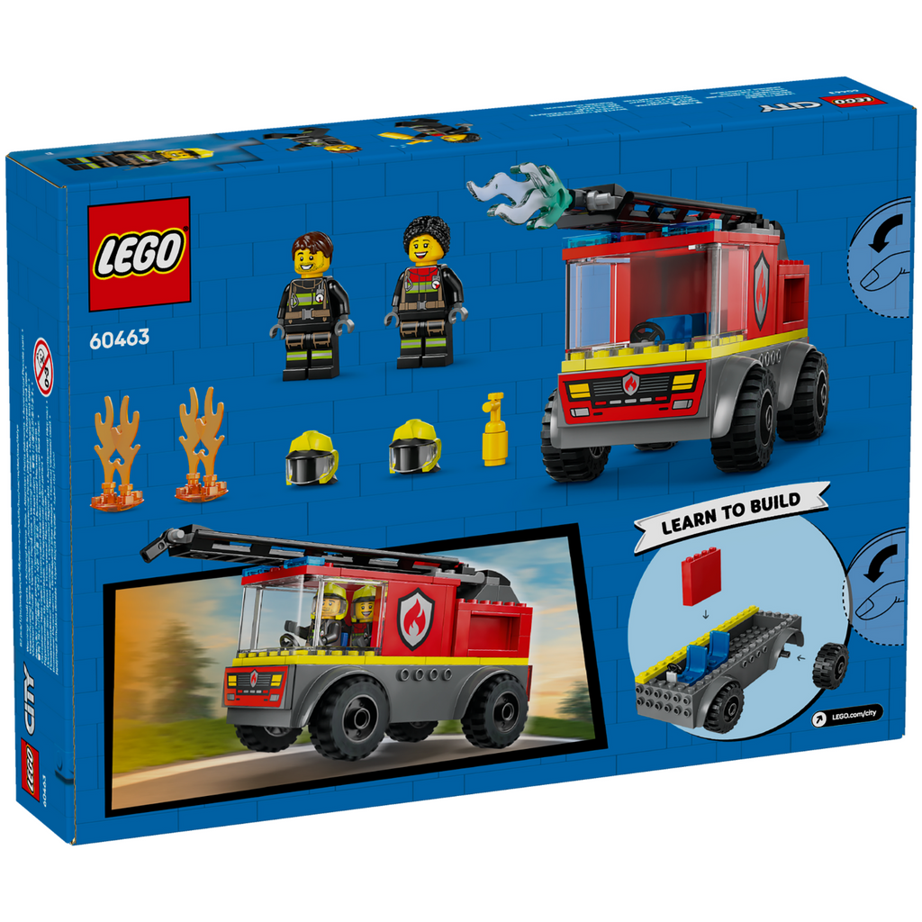 LEGO® City Fire Ladder Truck - Xe Cứu Hỏa Thang Đồ Chơi - LEGO 60463 - Hình ảnh bổ sung 9