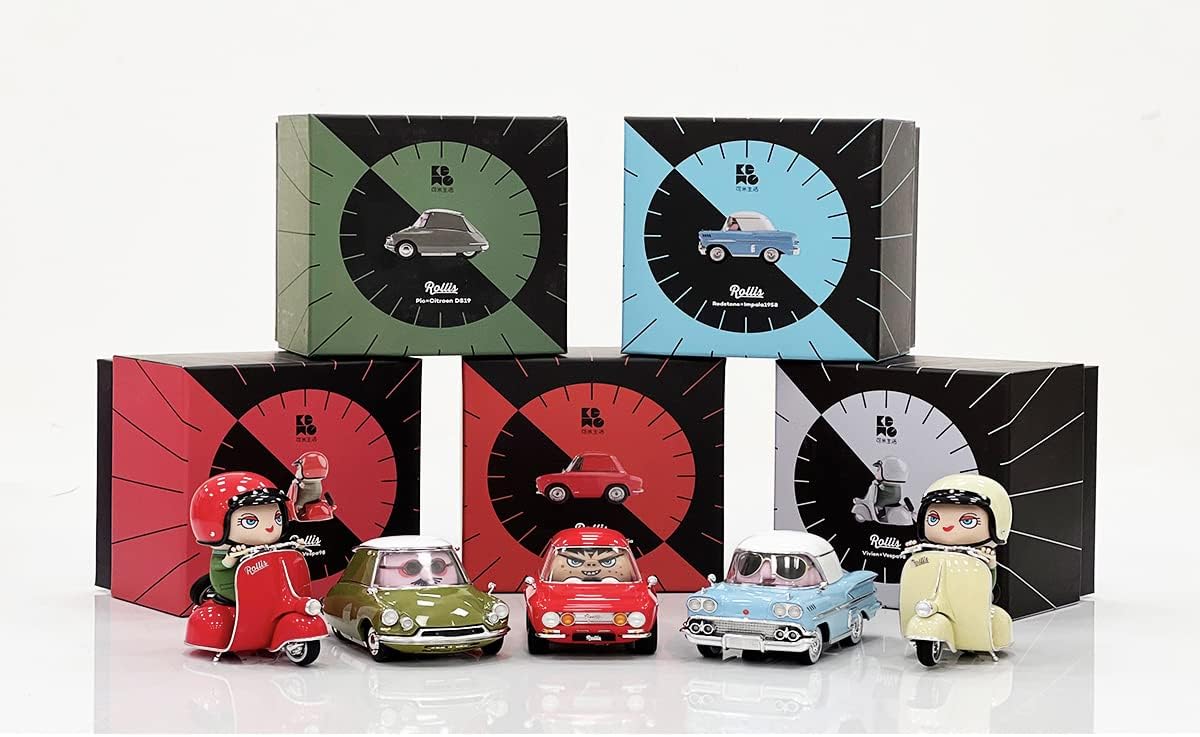 Rollis Spinner x Alfa Romeo Giulia - Mô hình Figure Art Toy cao cấp Rollis