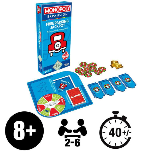 Bộ Mở Rộng Cờ Tỷ Phú Monopoly: Free Parking Jackpot Hasbro
