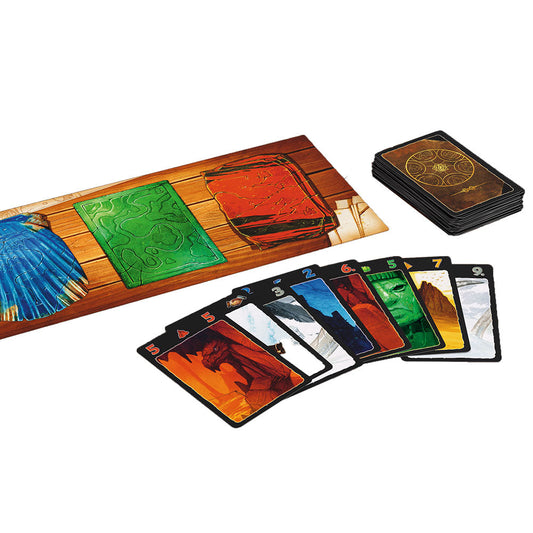 Lost Cities - Card Game - With 6th Expedition - Board Game Thẻ Bài Chiến Thuật 2 Người - Thames & Kosmos - Hình ảnh chi tiết 2