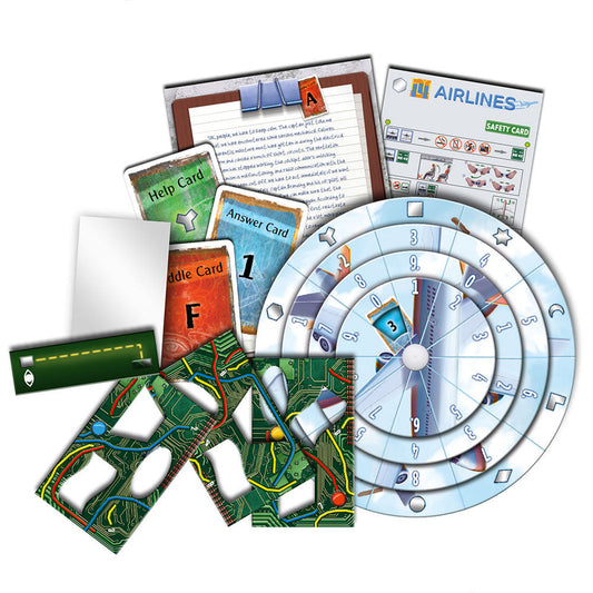 EXIT: The Stormy Flight - Board Game Escape Room Nhập Môn - Thames & Kosmos - Hình ảnh chi tiết 2