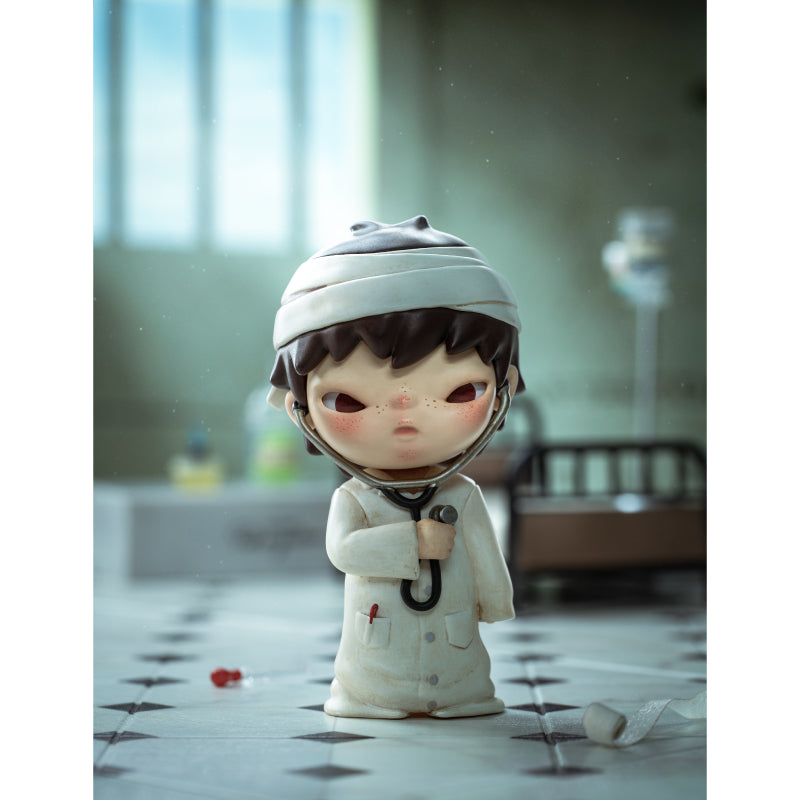 Hirono Grass Mop Indoor Greenhouse - Mô hình Art Toy Blind Box - POP MART