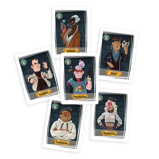 6 Suspects Card Game - Trò chơi thẻ bài suy luận tìm hung thủ - Asmodee