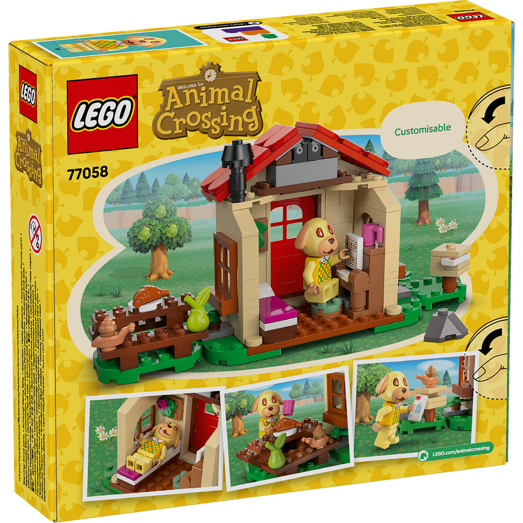 LEGO® Animal Crossing™ Goldie’s Cosy House - Bộ Đồ Chơi Lắp Ráp Ngôi Nhà Của Goldie - LEGO 77058