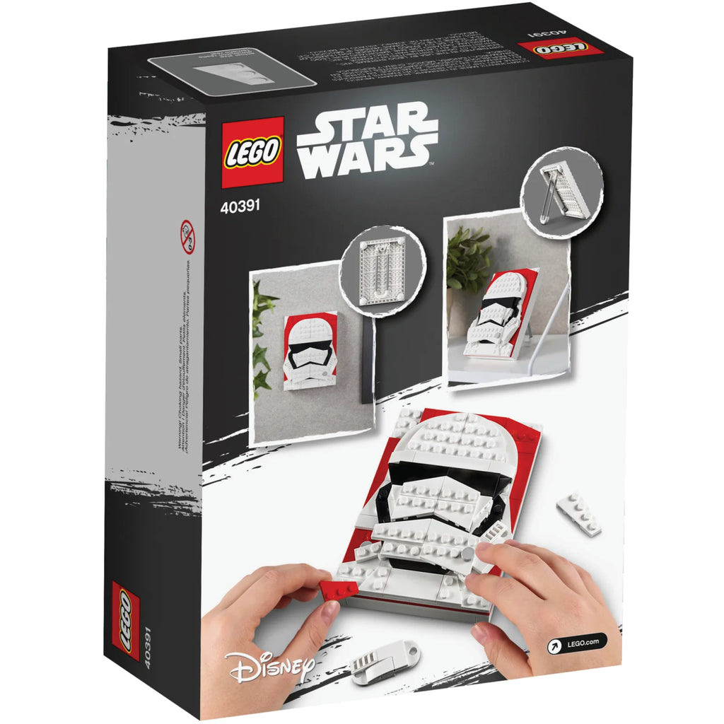 LEGO® Brick Sketches™ First Order Stormtrooper™ Mô hình Chân dung 3D Star Wars (40391) - Hình ảnh bổ sung 6