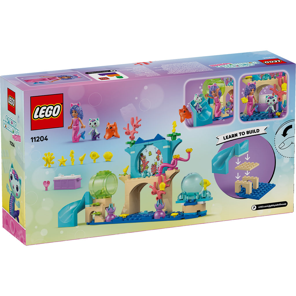 LEGO® Gabby’s Dollhouse Mermaid Gabby’s Aquarium Adventure - Đồ chơi lắp ráp Thủy cung Nàng tiên cá LEGO 11204
