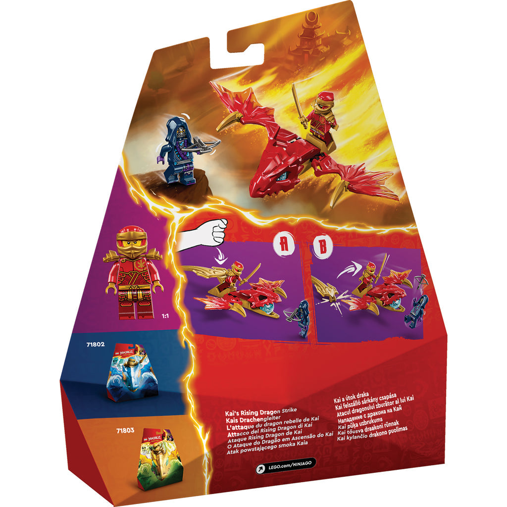 LEGO® NINJAGO® Kai’s Rising Dragon Strike - Đồ Chơi Lắp Ráp Rồng Chiến Của Kai 71801 LEGO - LEGO Building Sets