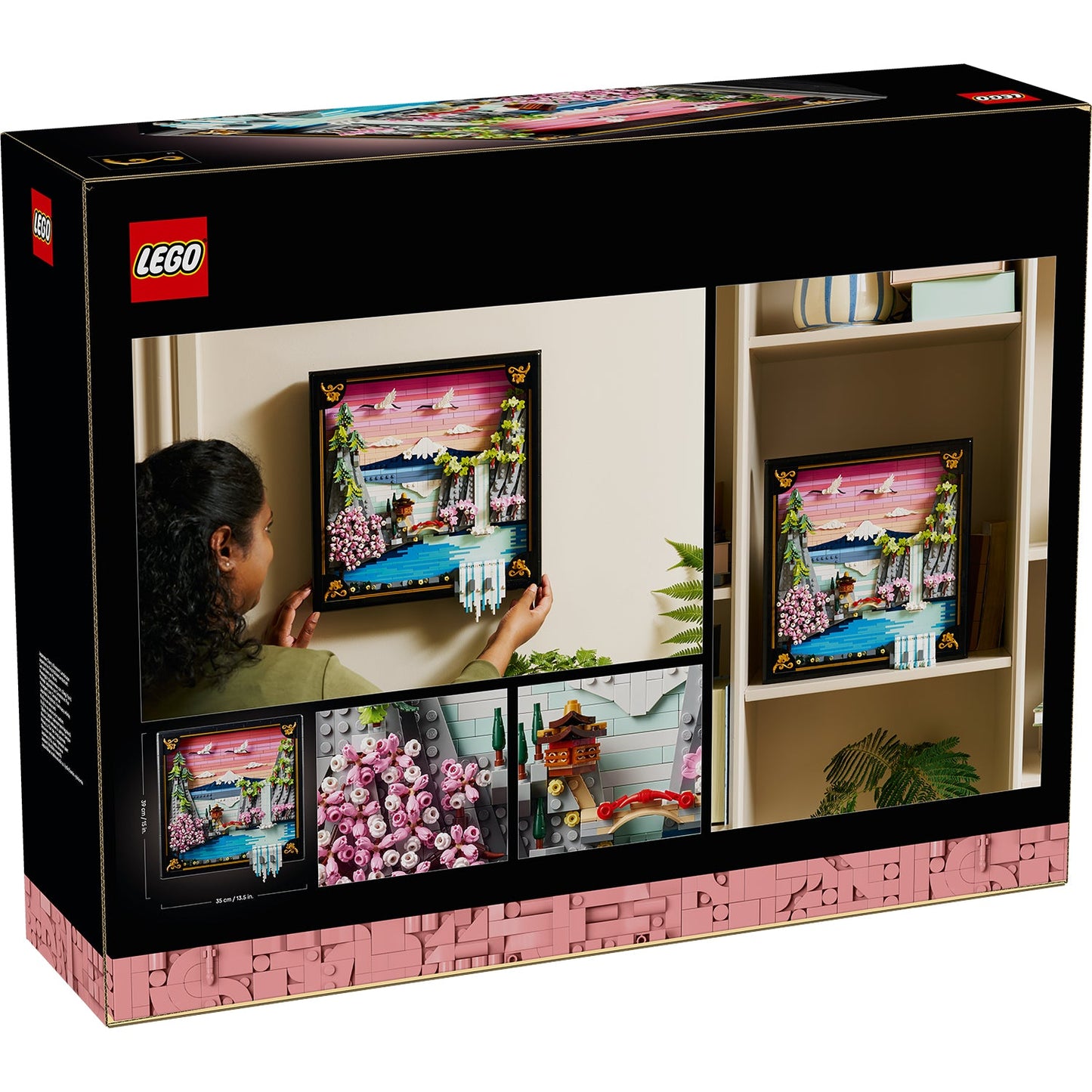 LEGO® Art Japanese Cherry Blossom Landscape - Tranh lắp ráp 3D phong cảnh Nhật Bản - LEGO 31218