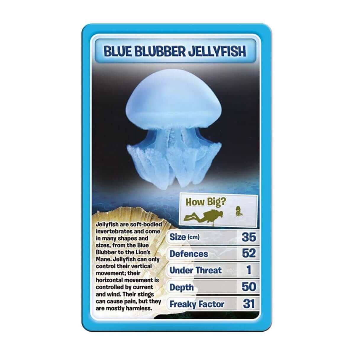 Creatures of the Deep Top Trumps Card Game - Trò chơi thẻ bài Sinh vật biển sâu - Winning Moves - Hình ảnh bổ sung 4