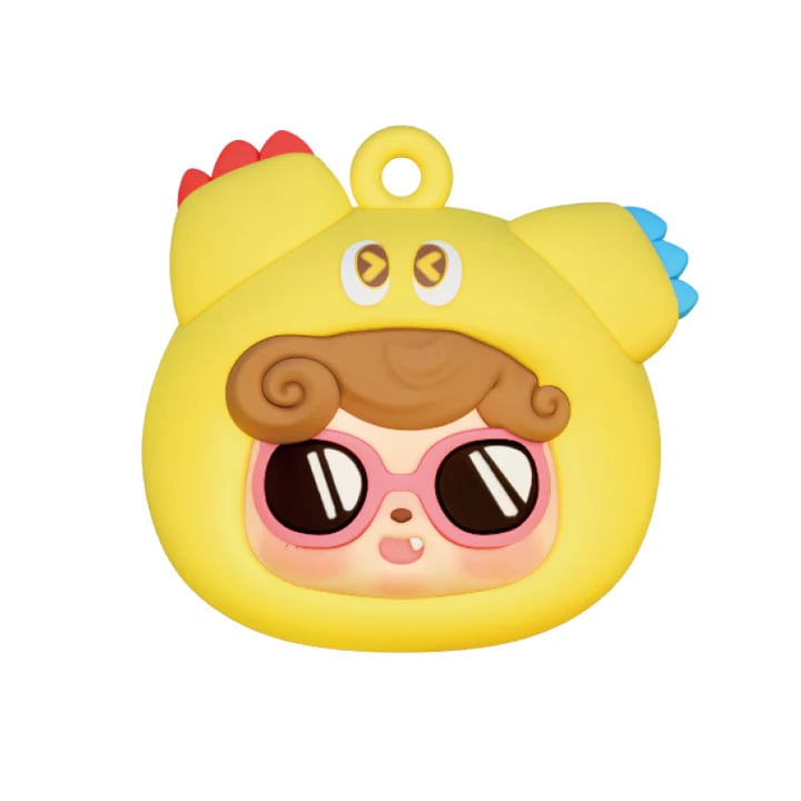 Q.Kid Emotional Furry Monster Series Earphone Case - Vỏ Bảo Vệ Tai Nghe Art Toy Jotoy