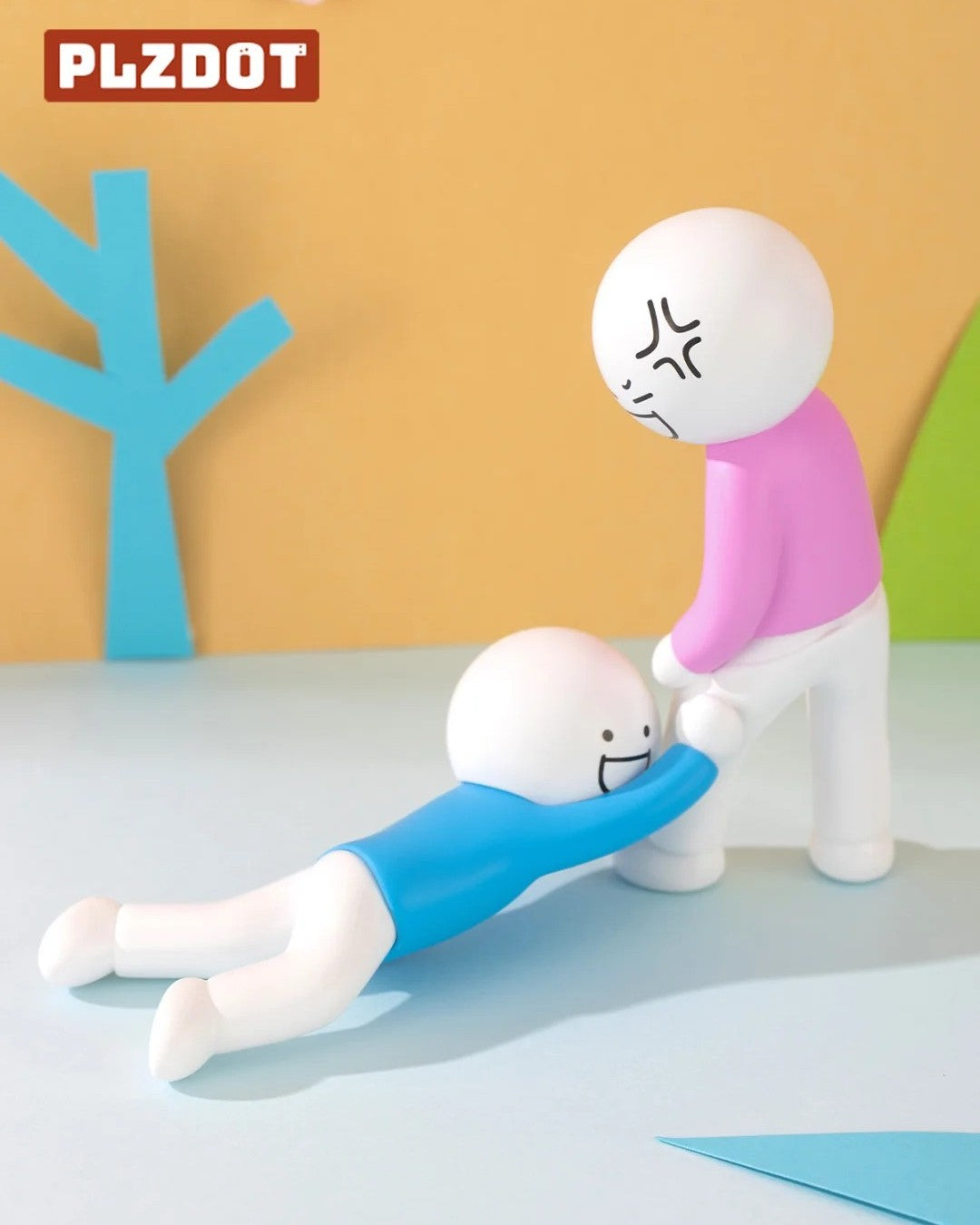 PLZDOT Xiaolan And His Friends Abstract Series - Mô Hình Blind Box Chính Hãng PLZDOT