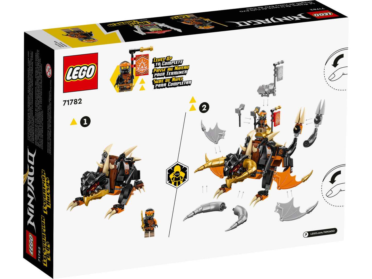 LEGO® NINJAGO® Cole’s Earth Dragon EVO - Mô hình Rồng Đất Của Cole (71782) LEGO - ảnh 3 - Lego