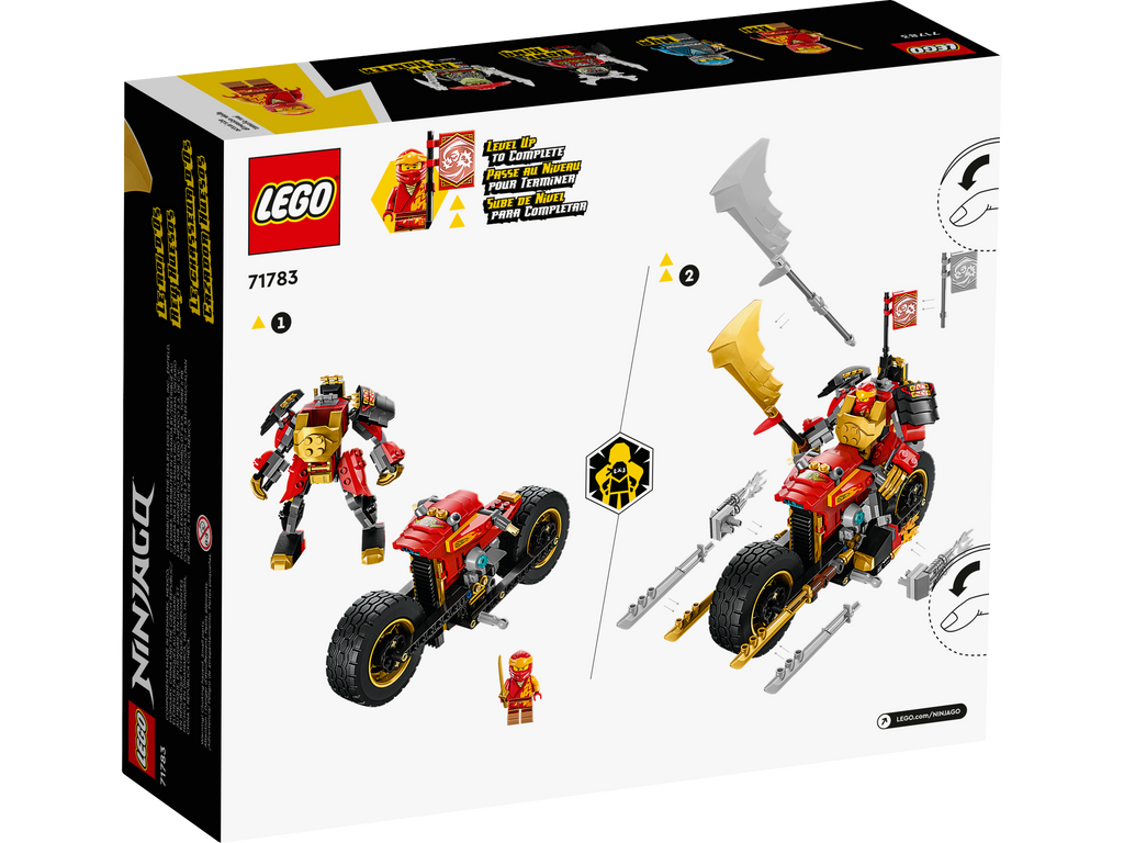 LEGO® NINJAGO® Kai’s Mech Rider EVO Đồ Chơi Lắp Ráp Xe Chiến Đấu Ninja (71783) LEGO - ảnh 2 - Lego Building Set