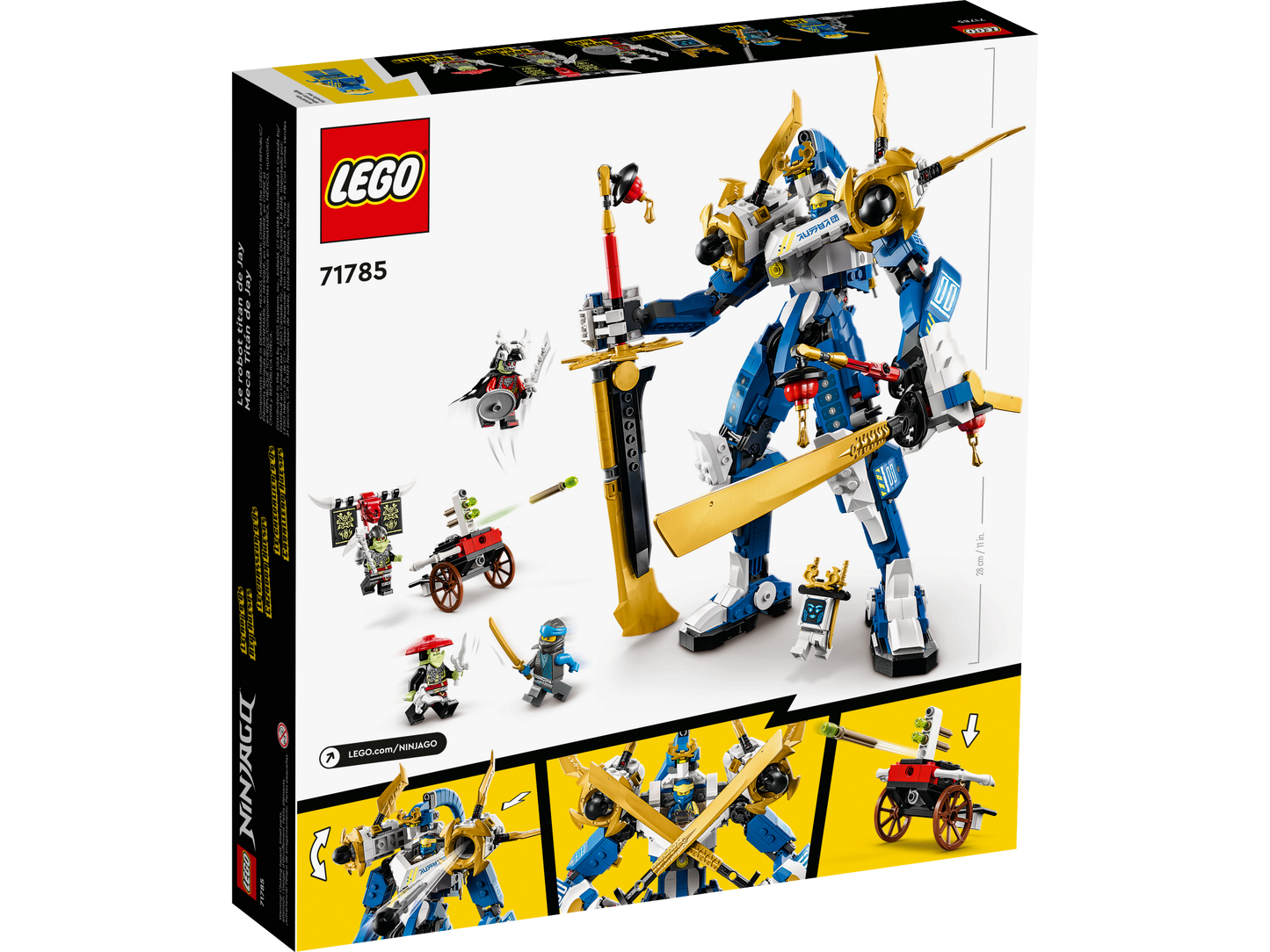 LEGO® NINJAGO® Jay’s Titan Mech - Bộ lắp ráp Robot Chiến thần Ninja Jay - LEGO 71785 - Hình ảnh bổ sung 7