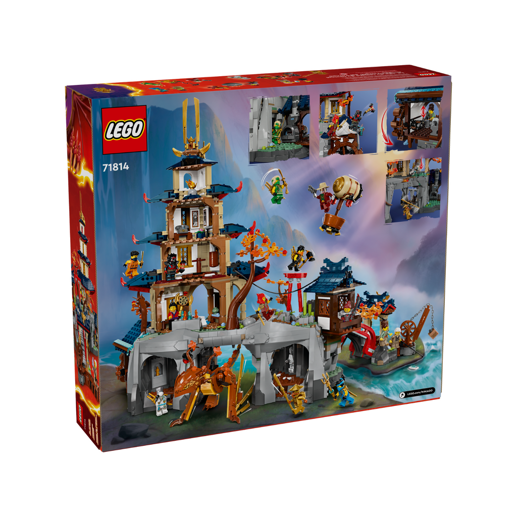 LEGO® NINJAGO® Tournament Temple City - Bộ Mô Hình Thành Phố Đền Thờ Đấu Trường - LEGO 71814