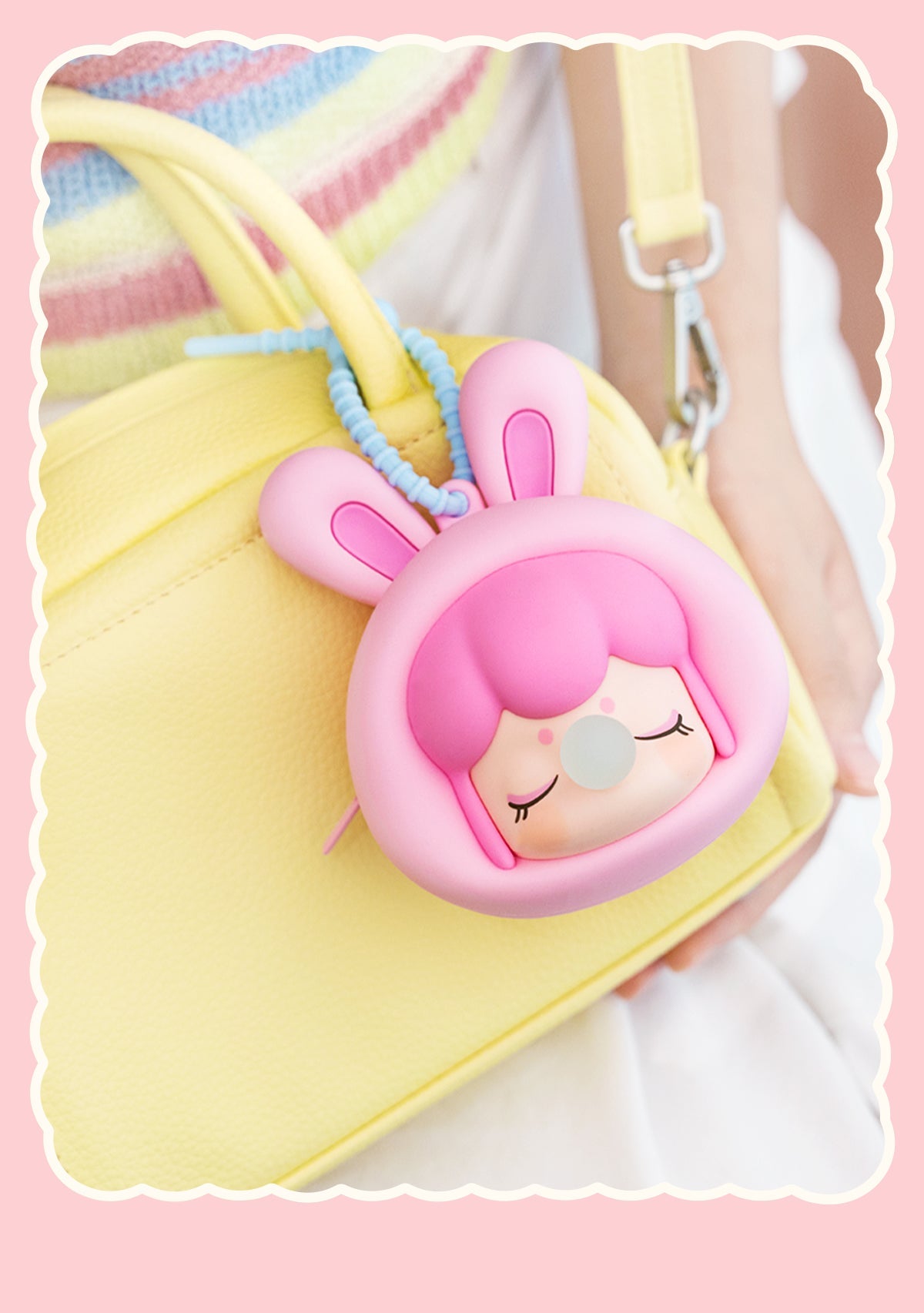 Rolife Baby Nanci Fluffy Party Headphone Case - Ốp tai nghe lông xù Art Toy - Rolife