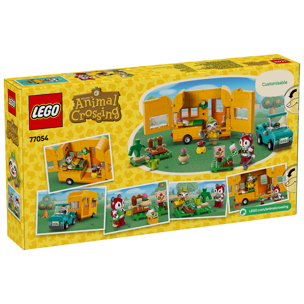 LEGO® Animal Crossing™ Leif’s Caravan & Garden Shop - Đồ Chơi Lắp Ráp Xe Lưu Động & Cửa Hàng Sân Vườn 77054