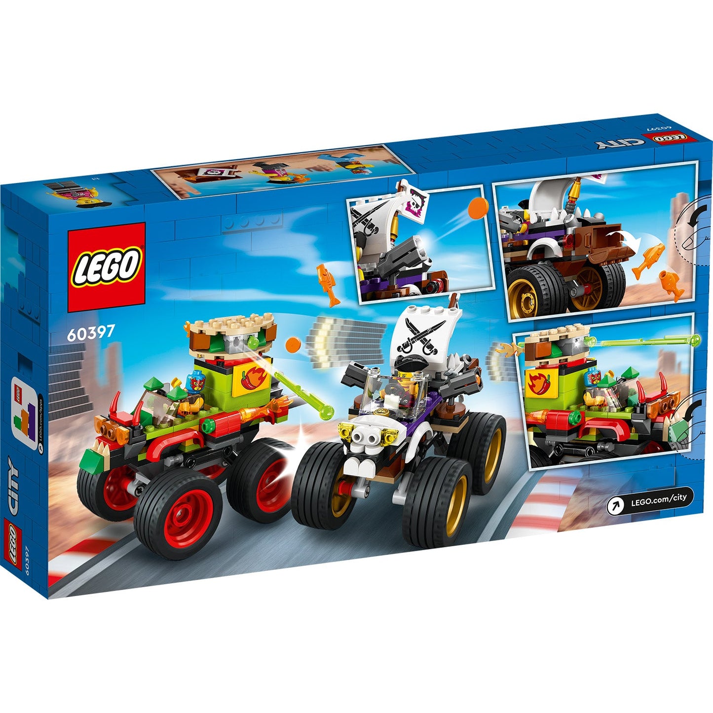 LEGO® City Monster Truck Race - Đồ Chơi Lắp Ráp Xe Tải Quái Vật - LEGO 60397 LEGO - ảnh 3 - LEGO City