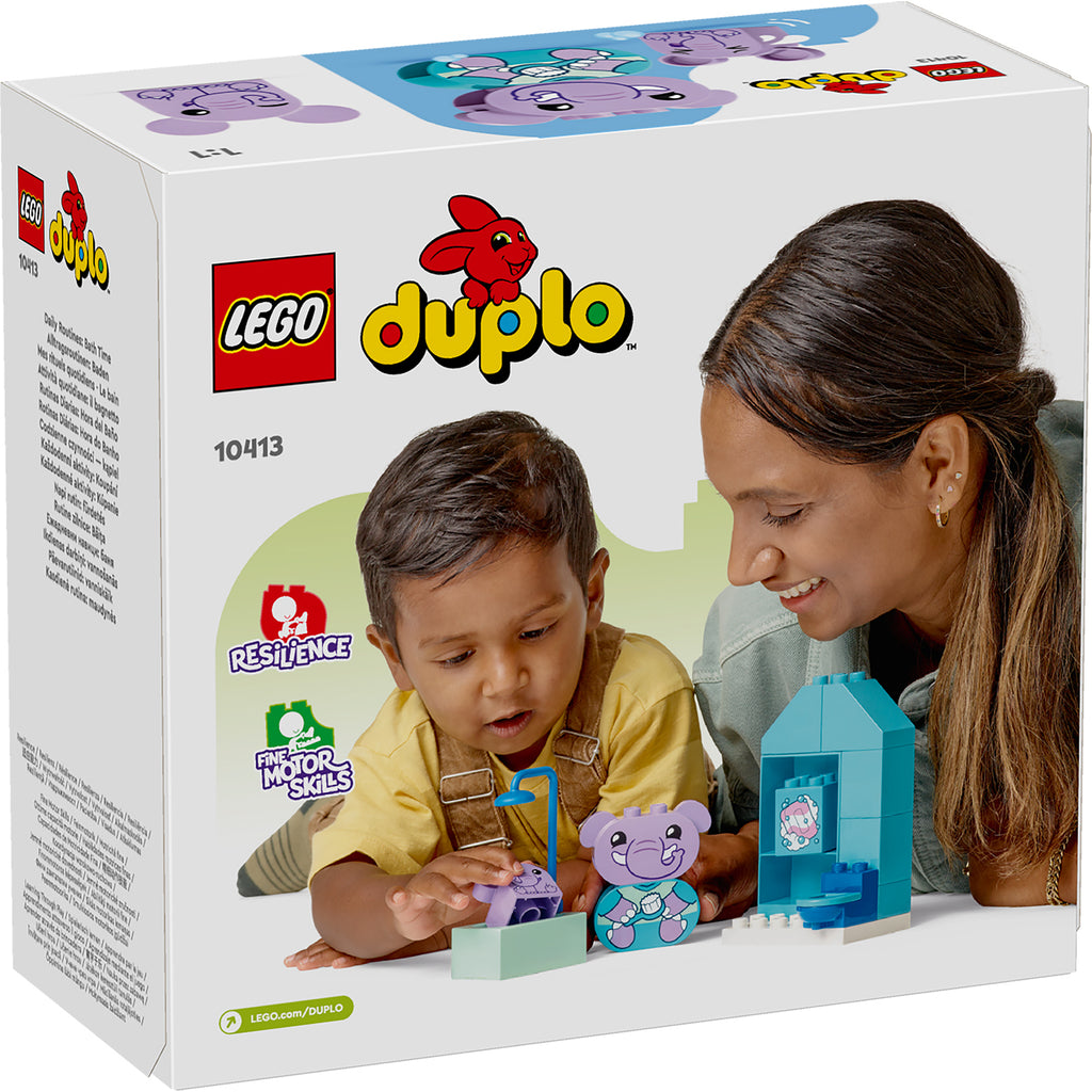 LEGO® DUPLO™ Daily Routines: Bath Time - Đồ Chơi Nhà Tắm Voi Con LEGO 10413