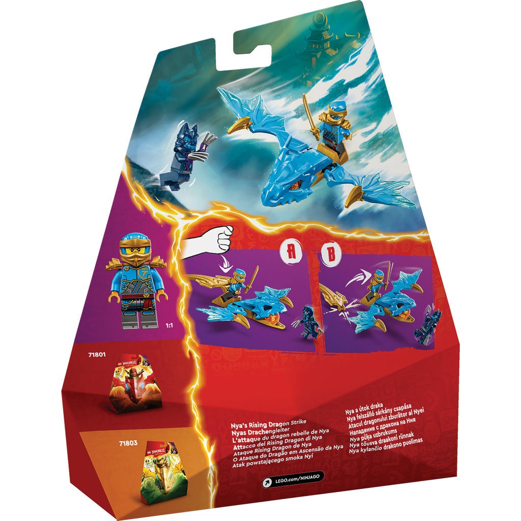 LEGO® NINJAGO® Nya’s Rising Dragon Strike - Đồ chơi lắp ráp Rồng xanh hành động - LEGO 71802