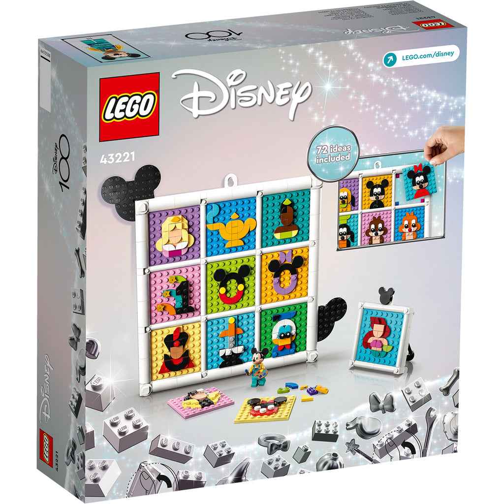 LEGO® Disney™ 100 Years of Disney Animation Bộ Lắp Ráp Tranh Treo Tường Nghệ Thuật LEGO 43221