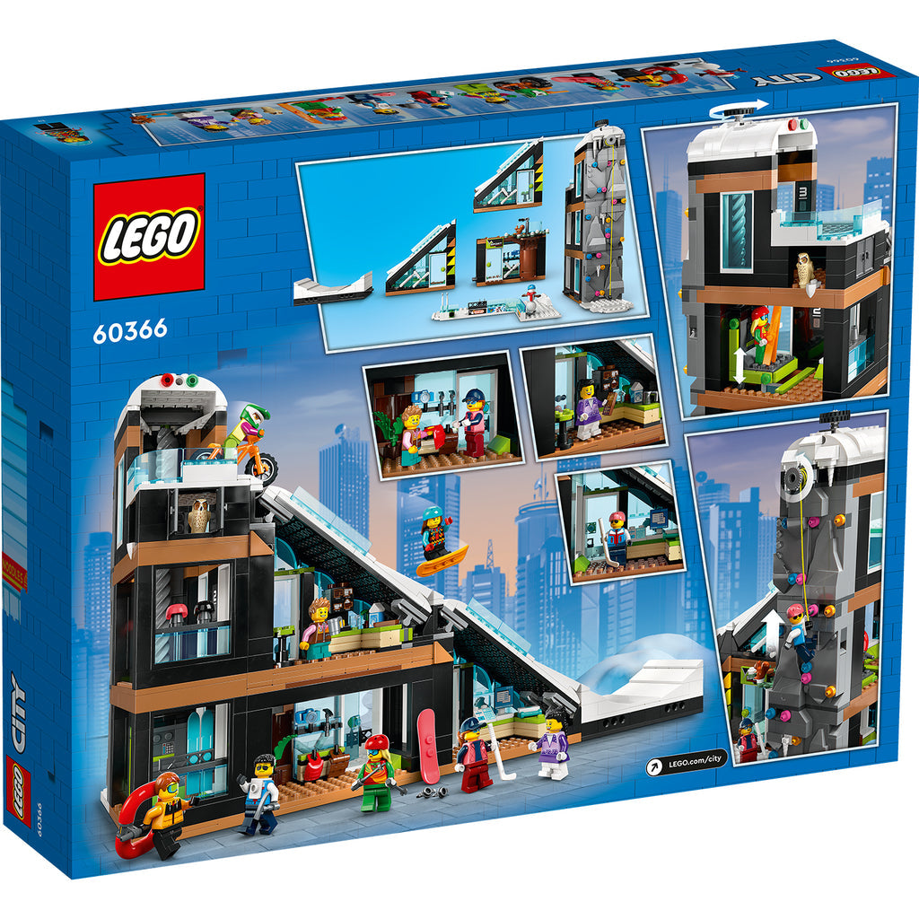 LEGO® City Ski and Climbing Center - Trung Tâm Trượt Tuyết và Leo Núi LEGO 60366 LEGO - ảnh 4 - Lego