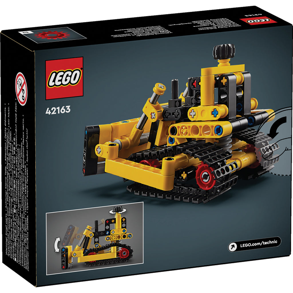 LEGO® Technic™ Heavy-Duty Bulldozer - Đồ chơi lắp ráp Xe Ủi Đất Hạng Nặng LEGO 42163