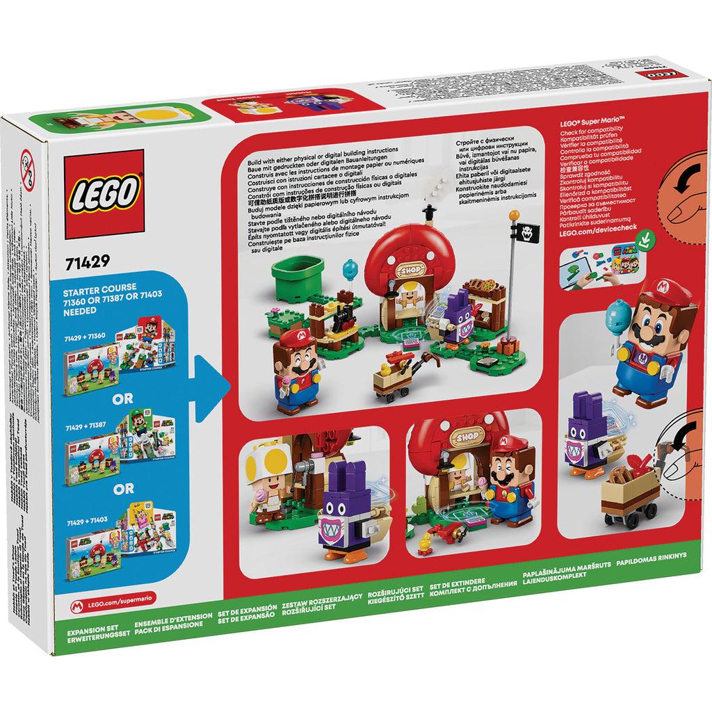 LEGO® Super Mario™ Nabbit at Toad’s Shop Expansion Set - Bộ Đồ Chơi Lắp Ráp Mở Rộng LEGO 71429