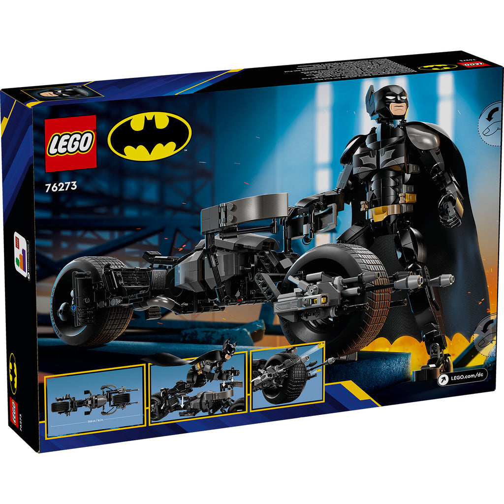 LEGO® DC Batman™: Batman Construction Figure & the Bat-Pod Bike - Mô Hình Lắp Ráp Siêu Anh Hùng Batman & Xe Bat-Pod - LEGO 76