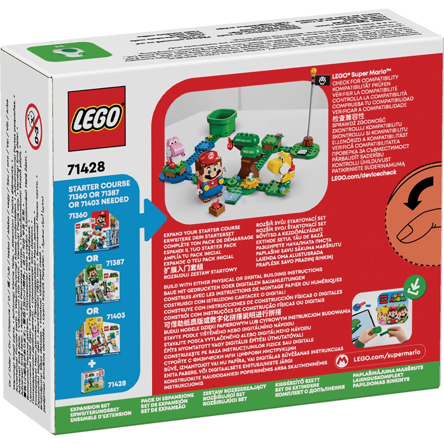 LEGO® Super Mario™ Yoshis’ Egg-cellent Forest Expansion Set - Bộ Đồ Chơi Lắp Ráp Rừng Trứng Yoshi 71428